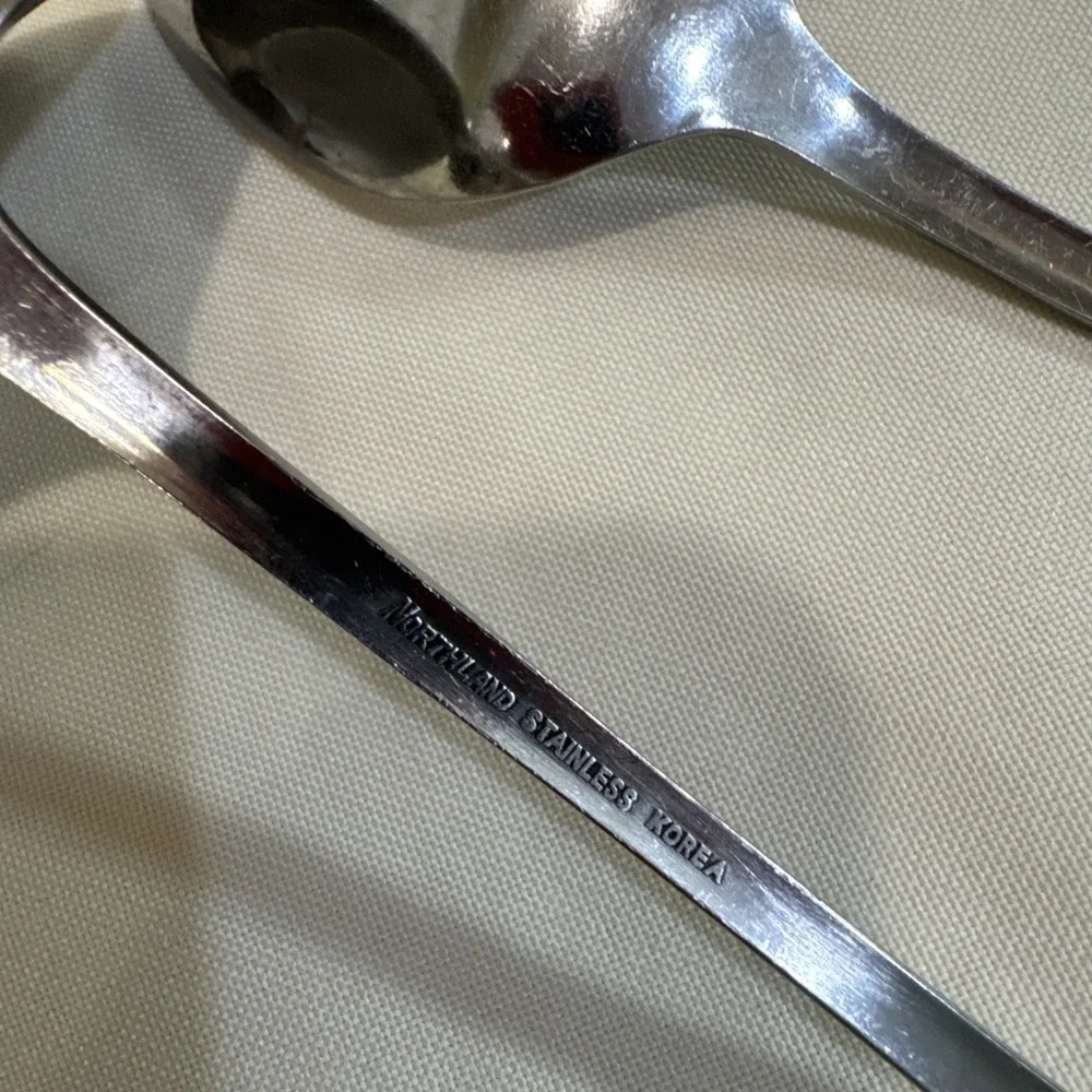 Oneida Northland Pasadena Stainless Serving Pcs Spoon Ladle Knife Korea Lot of 3